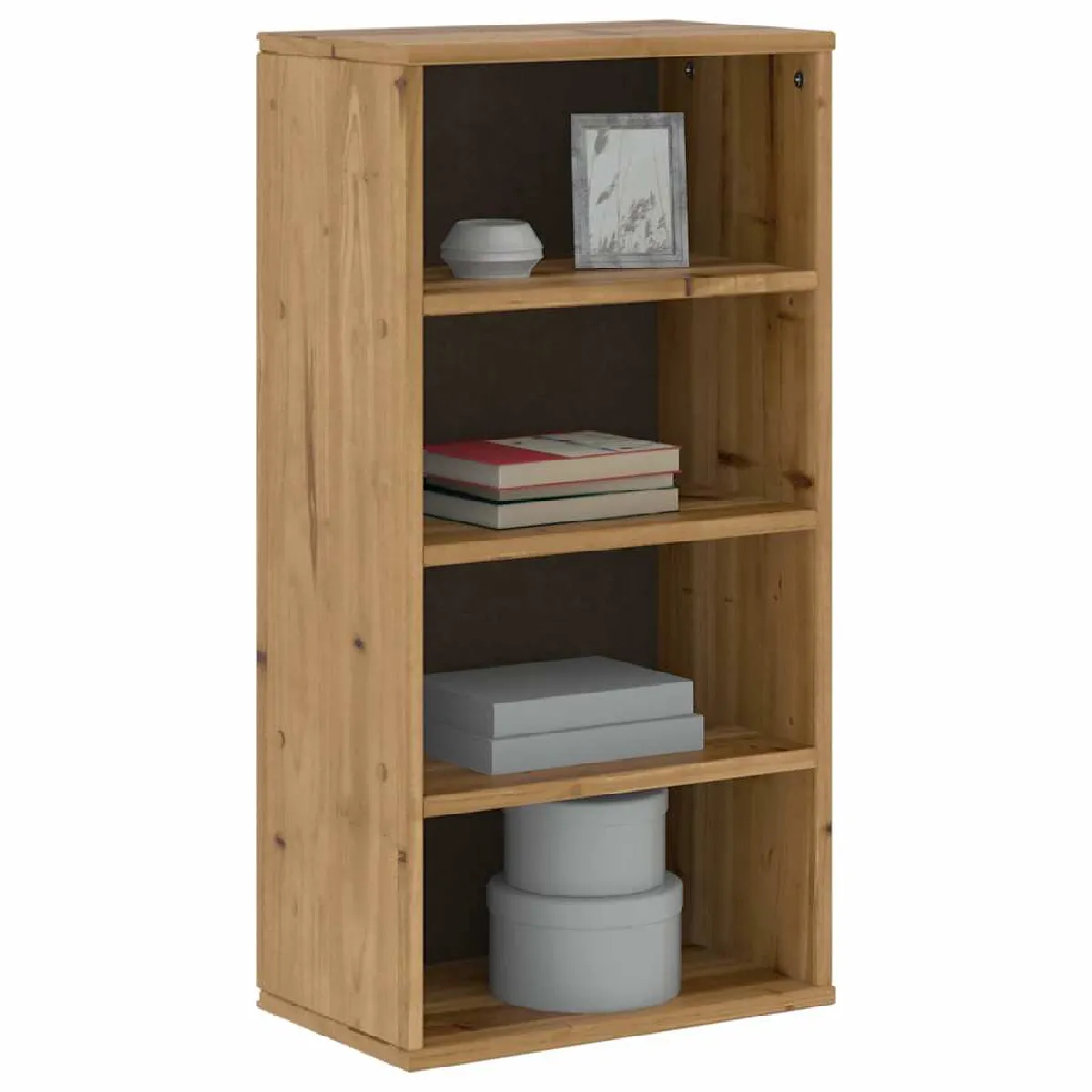 vidaXL Armoire latérale ODDA Bois massif pin