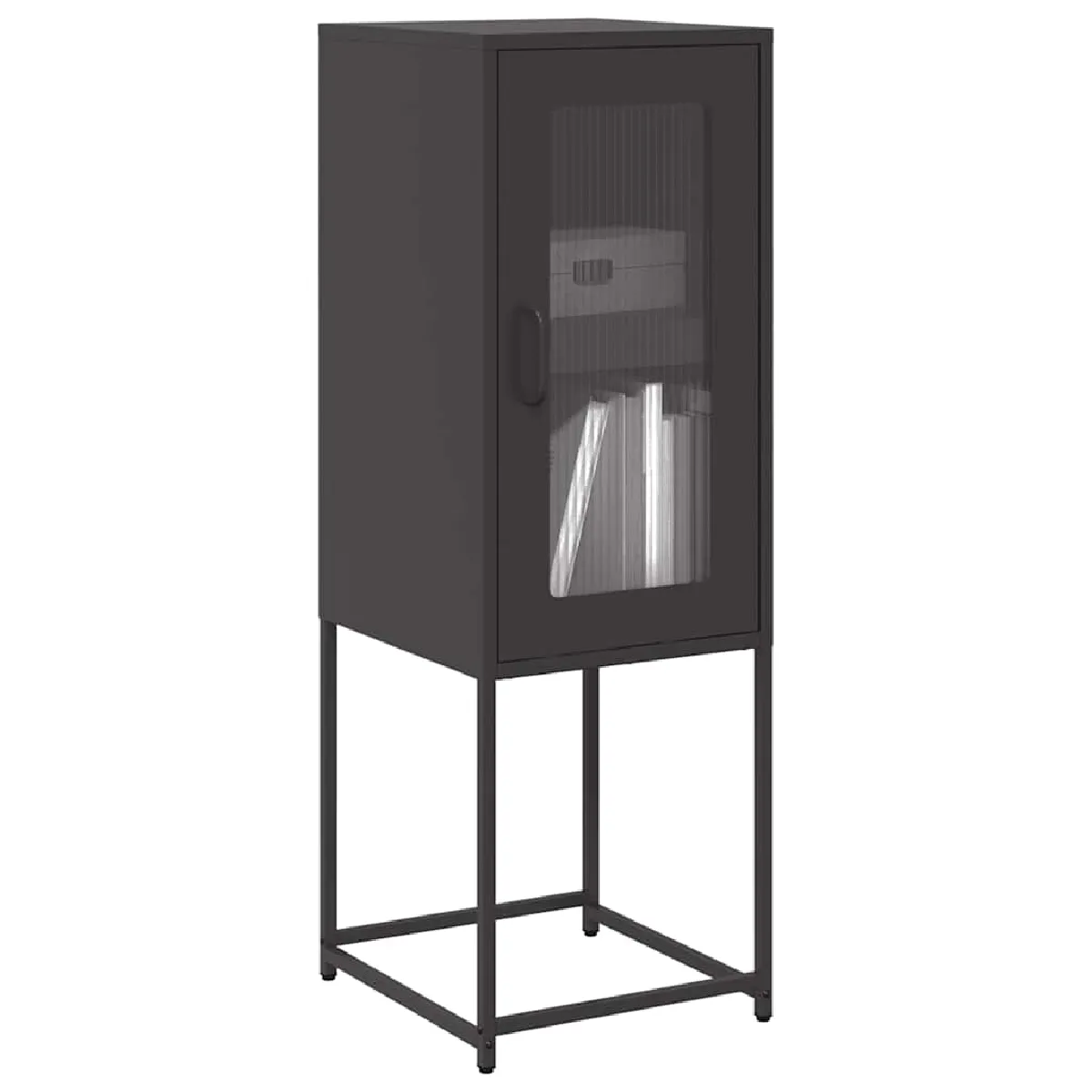 Non Communiqué Noir Buffet 36X39x107 Cm Acier Laminé À Froid - Image 3