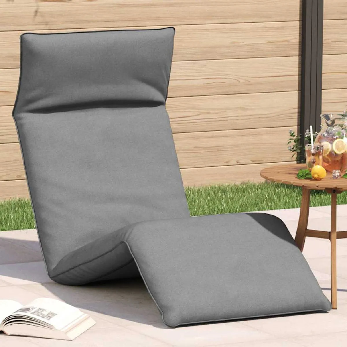vidaXL Chaise Longue Pliante - vue 2