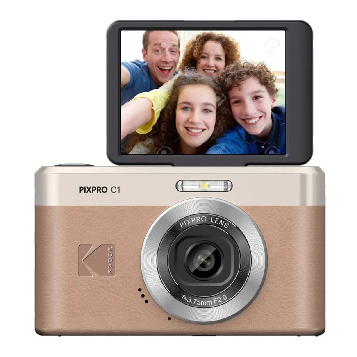 kodak-pixpro-c1-appareil-photo-numerique-ultra-compact-13mp-bsi-cmos-zoom-4x-ecran-lcd-2-8-flash-led-batterie-integree-marron-rue-du-commerce-m25048581499