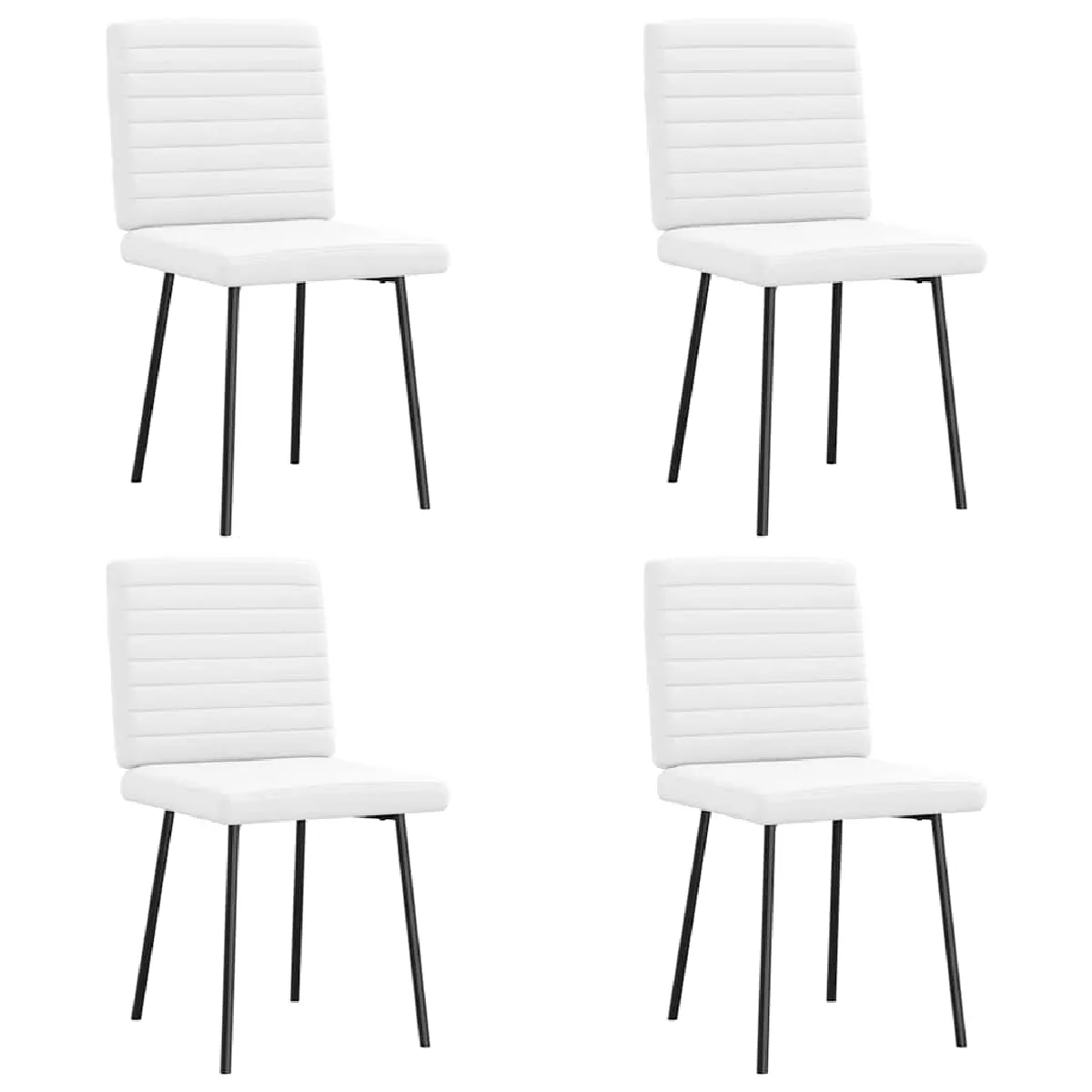 VidaXL Chaises à manger Lot de 4 Similicuir - vue 2