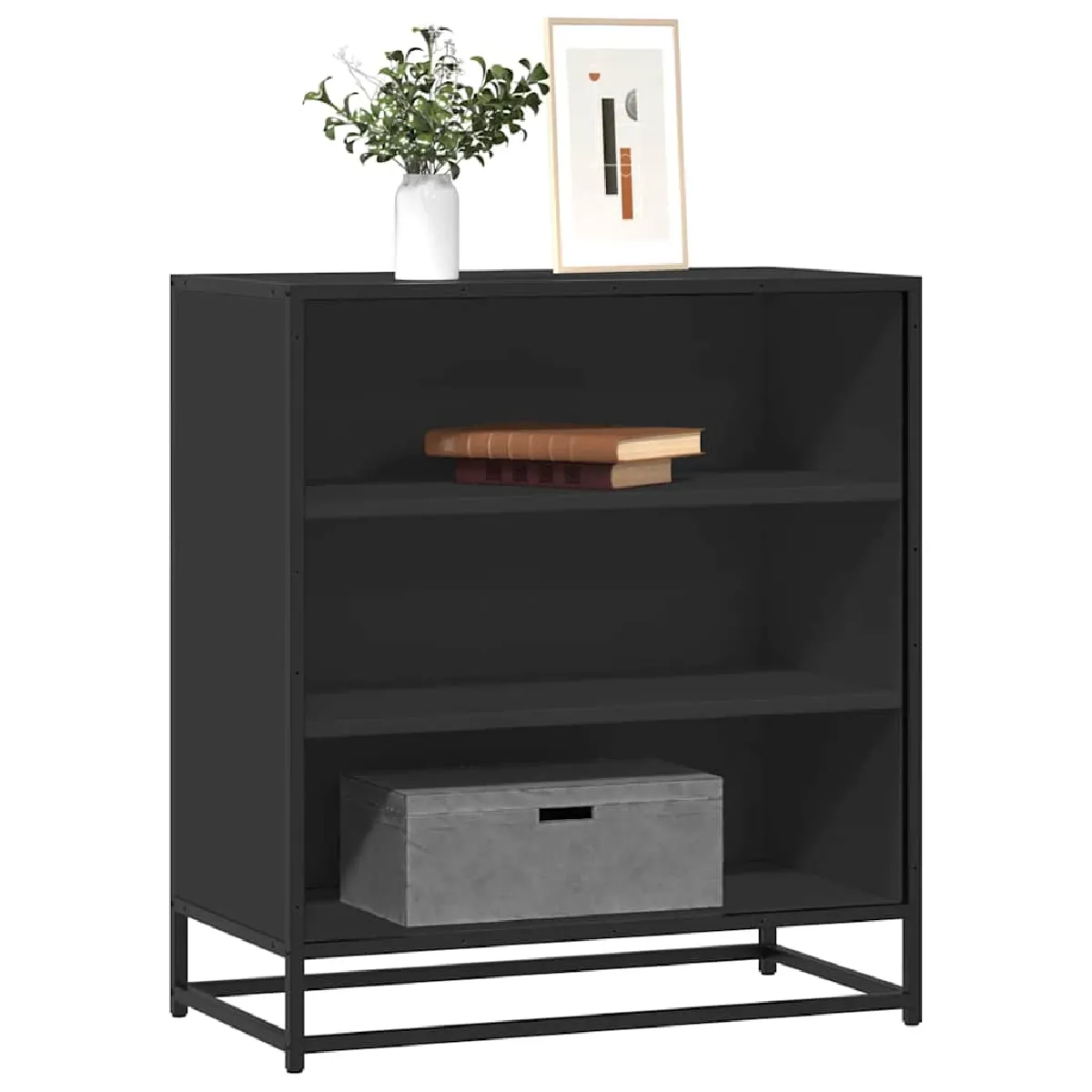 VIDAXL - Buffet - Noir - 68x35x76 cm - Image 3