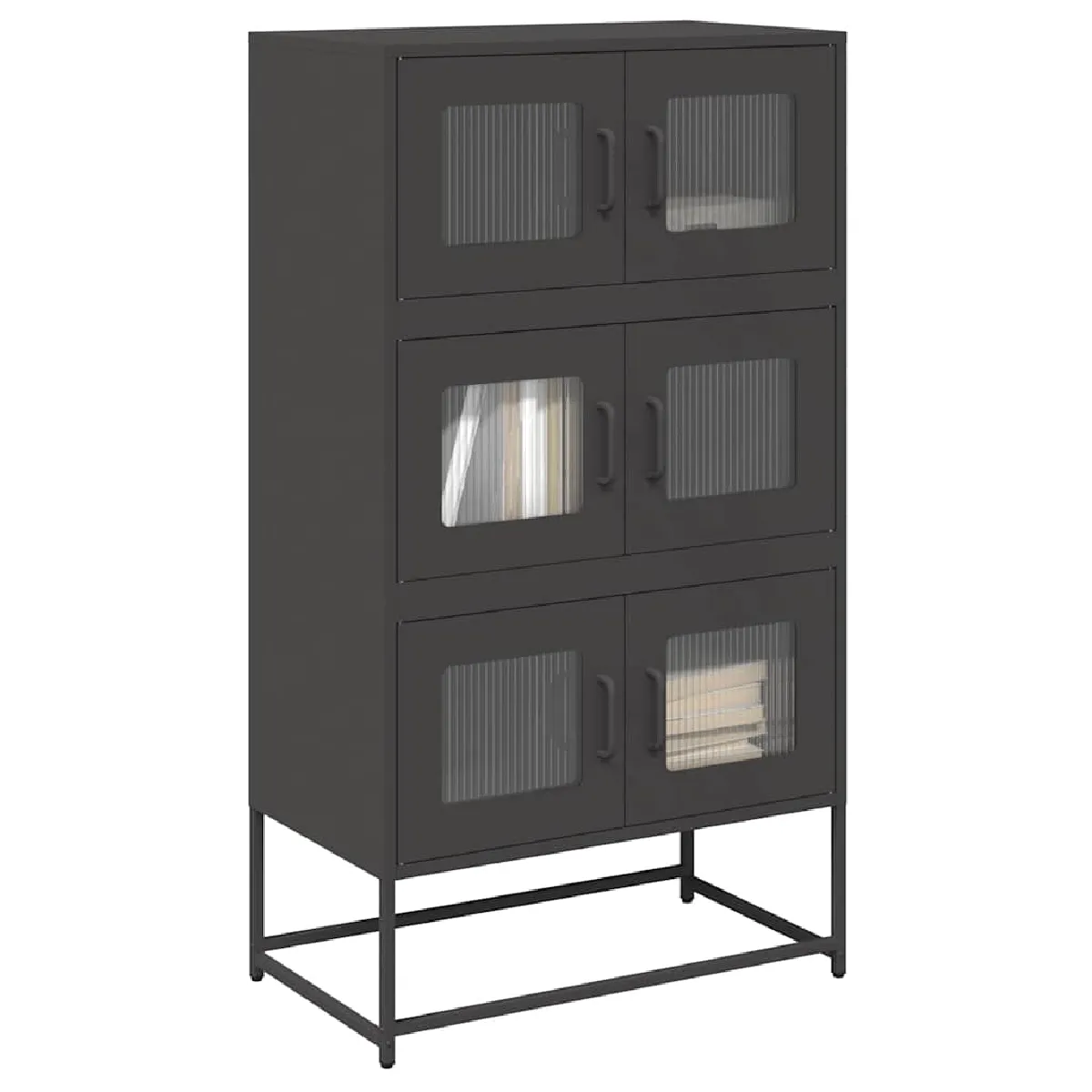 Vidaxl Noir Buffet Haut