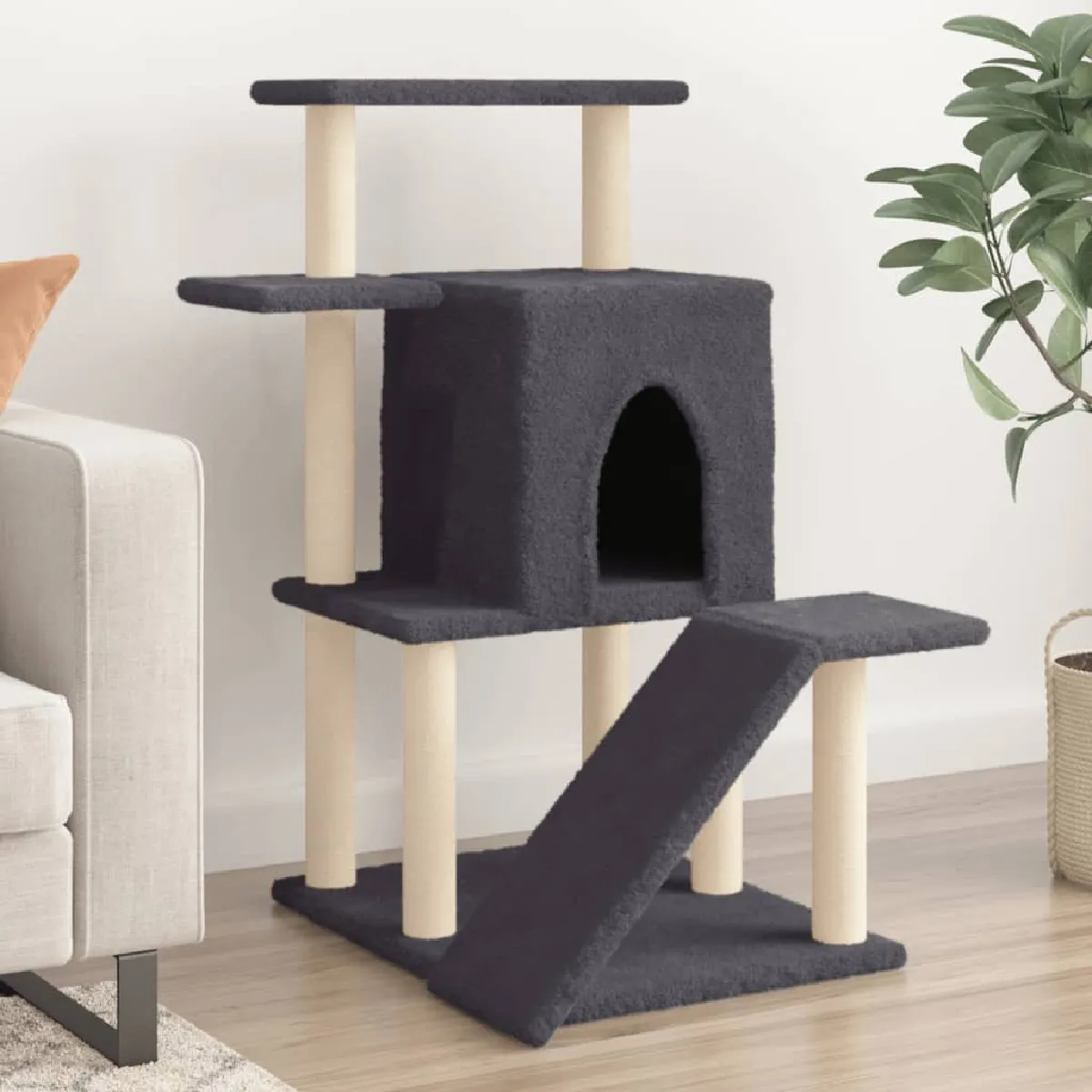 vidaXL Arbre à chat avec griffoirs 97 cm - vue 2