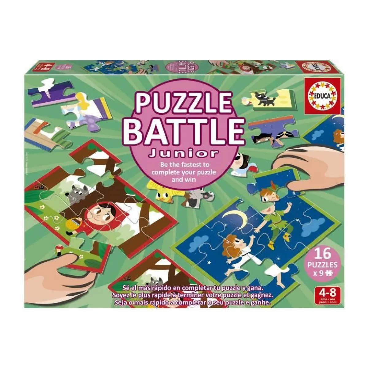 Educa Borras Educa Puzzle Battle Junior Contes