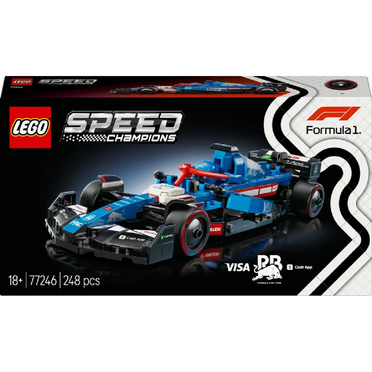 77246 Voiture F1® Visa Cash App RB VCARB 01 LEGO® Speed Champions