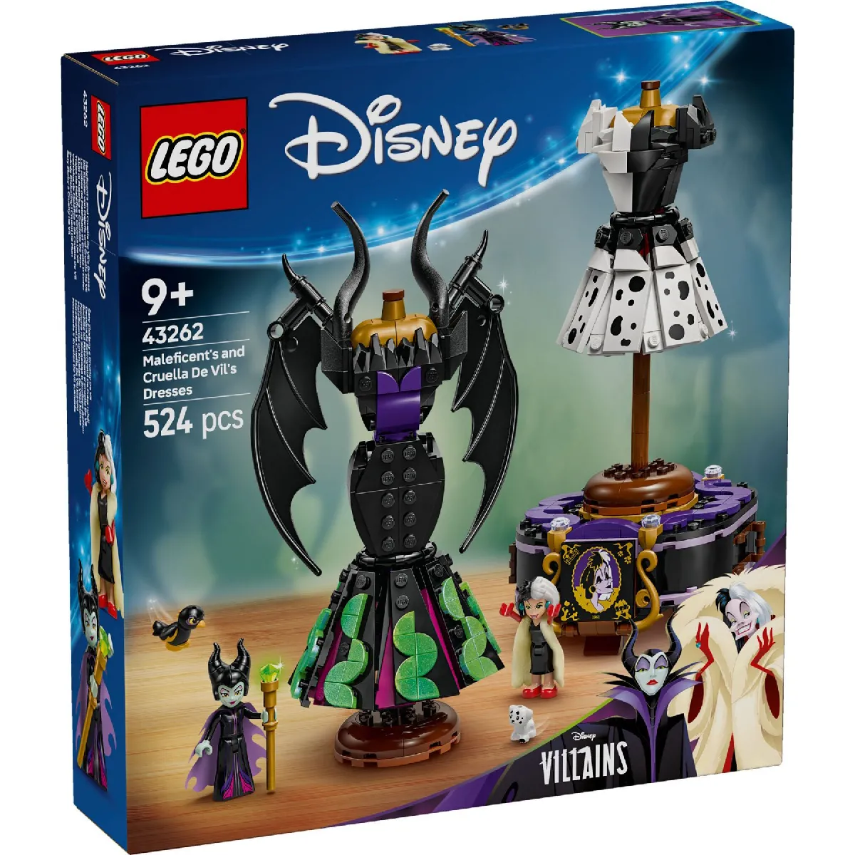 Lego Les Robes De Maléfique Et Cruella D?enfer 43262 Lego La Boite - vue 3