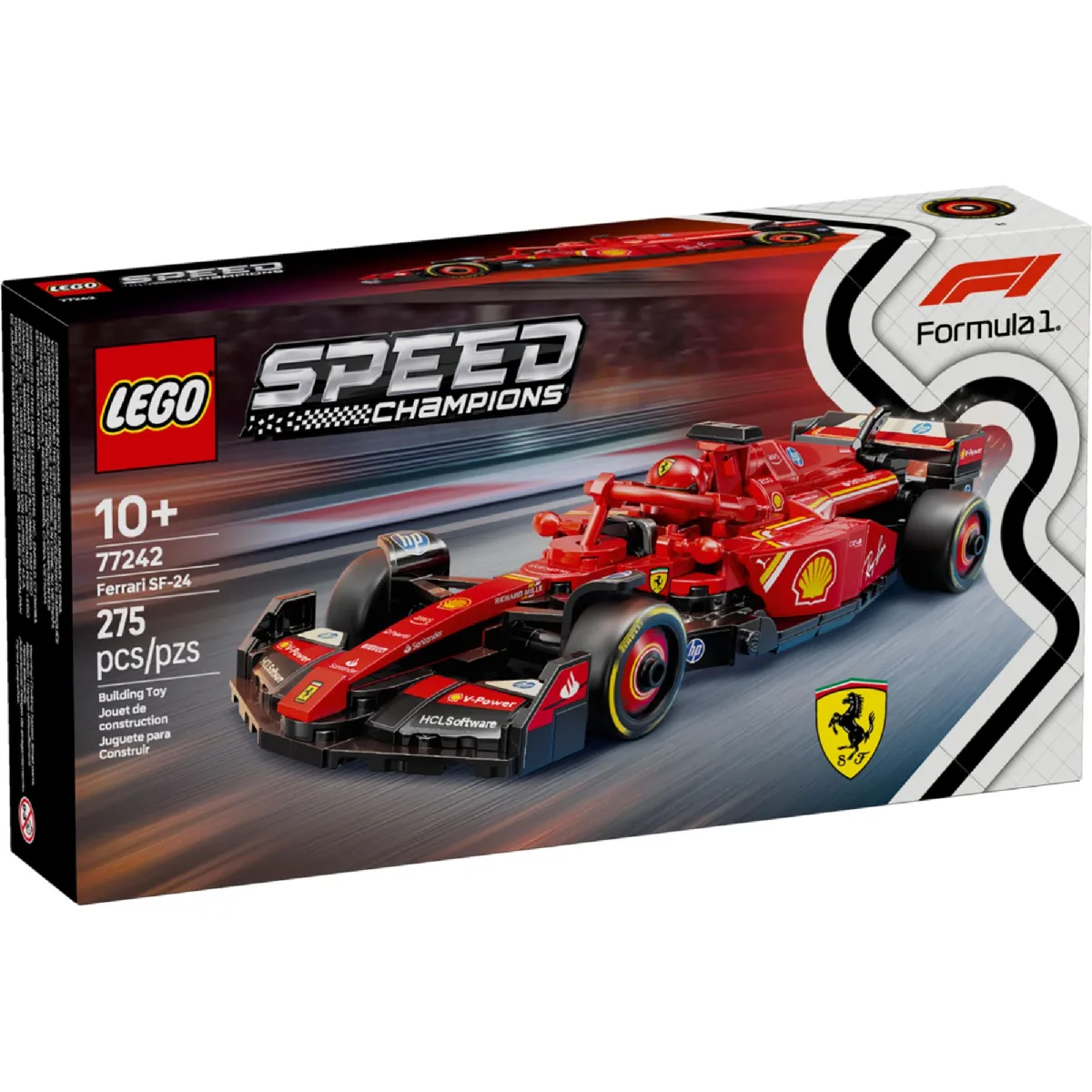 LEGO Speed Champions 77242 Voiture F1 Ferrari SF 24 - vue 2