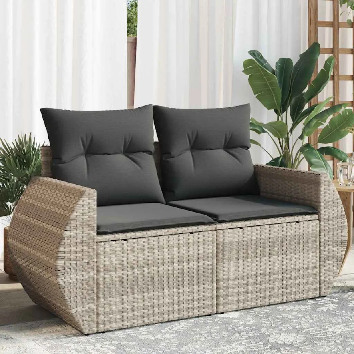 VidaXL Canapé de jardin modulable - vue 2