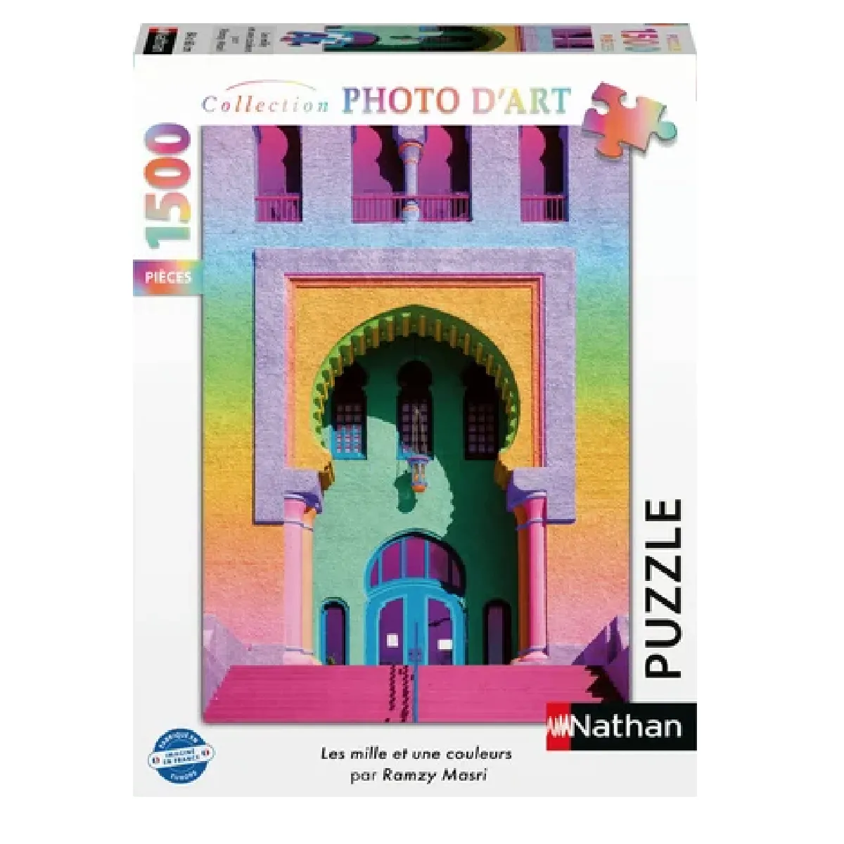 Puzzle 1500 pièces : Collection Photo d'Art Les mille et une couleurs Ravensburger Nathan - vue 1