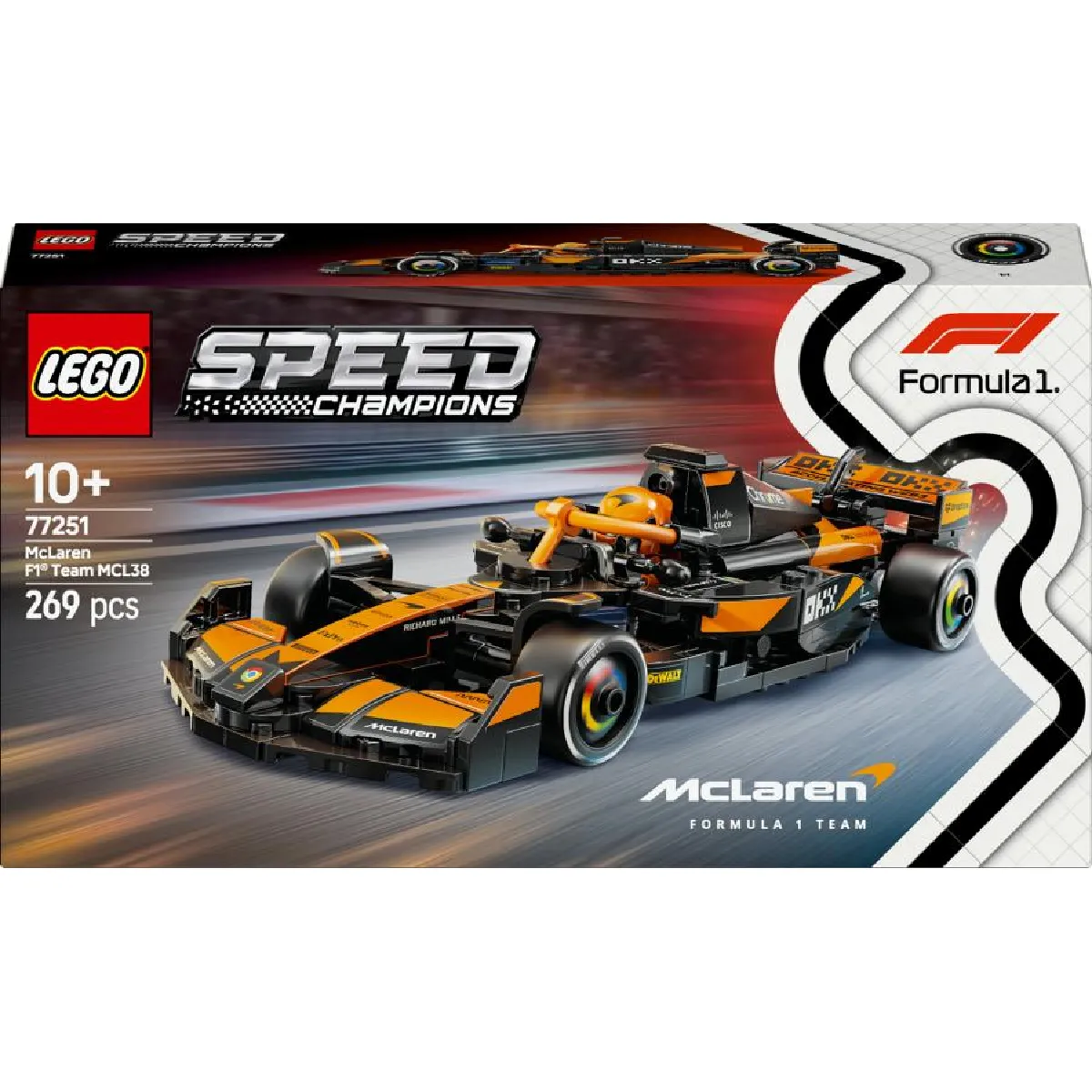 77251 Voiture F1® McLaren Team MCL38 LEGO® Speed Champions