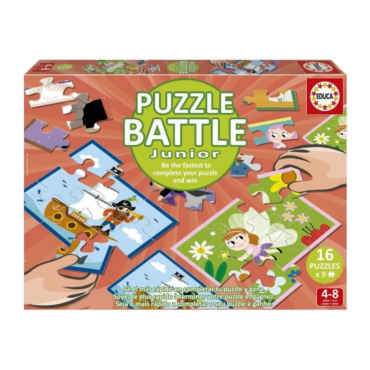 Educa Borras Educa Puzzle Battle Junior Fantasy