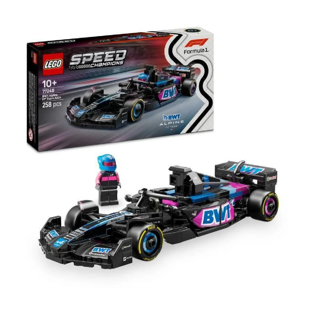 Lego Speed Champions Voiture F1 Bwt Alpine Team A524 77248 Lego La Boite - vue 1