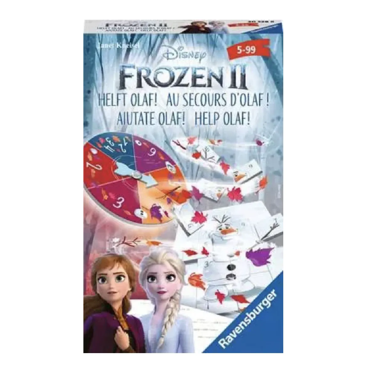 Ravensburger Jeu de société Frozen II Au Secours d'Olaf ! Jeu de Plateau en Famille Observation et Chance À partir de De 2 à 4 Joueurs 20528 - vue 5