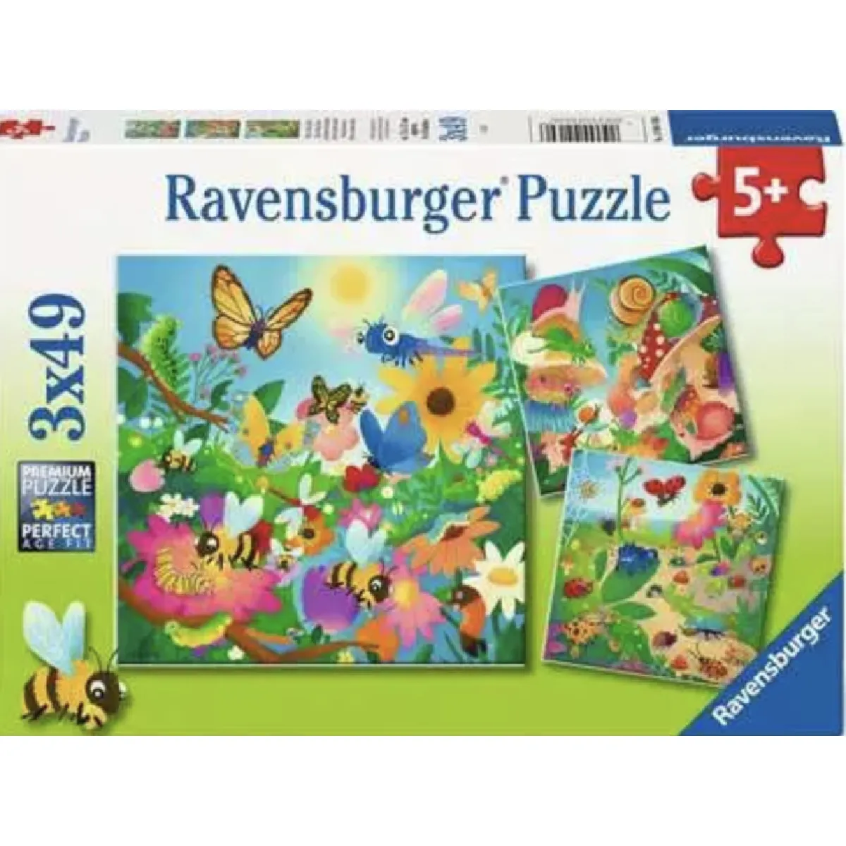 Puzzles 3x49 pièces : Le monde des insectes Ravensburger France - vue 5