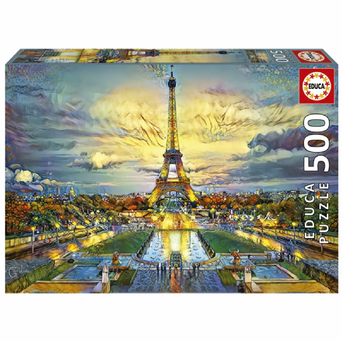 Educa puzzle adulte Tour Eiffel 500 pièces