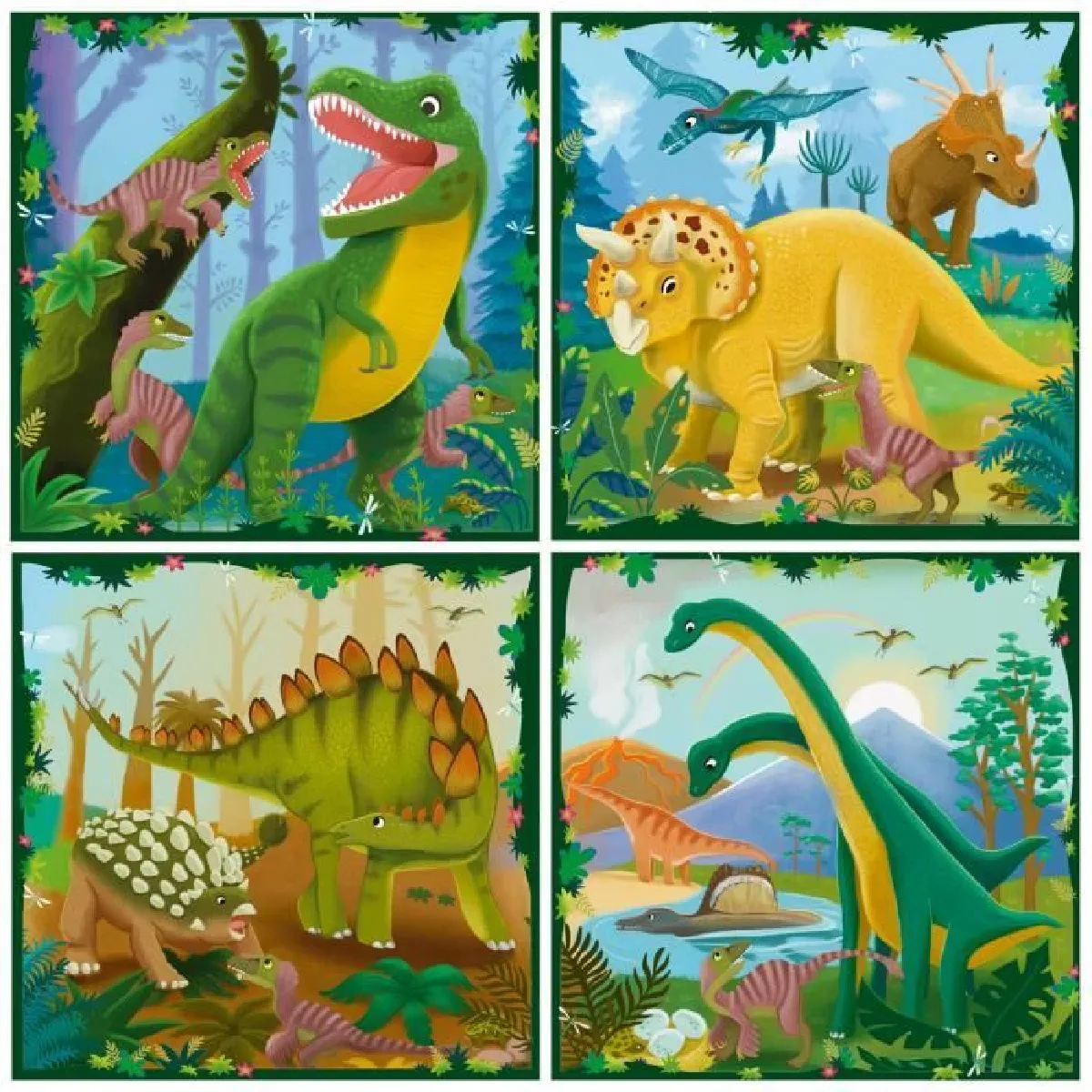 3 Puzzle Up! : Les dinosaures Ravensburger France - vue 2