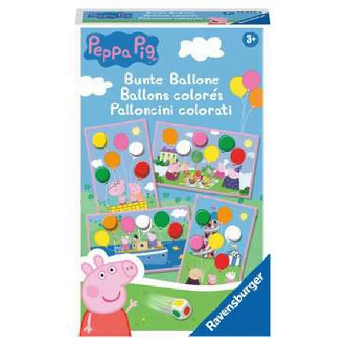 Mini jeu Peppa Pig Ballons colores Ravensburger Jeux France - vue 2