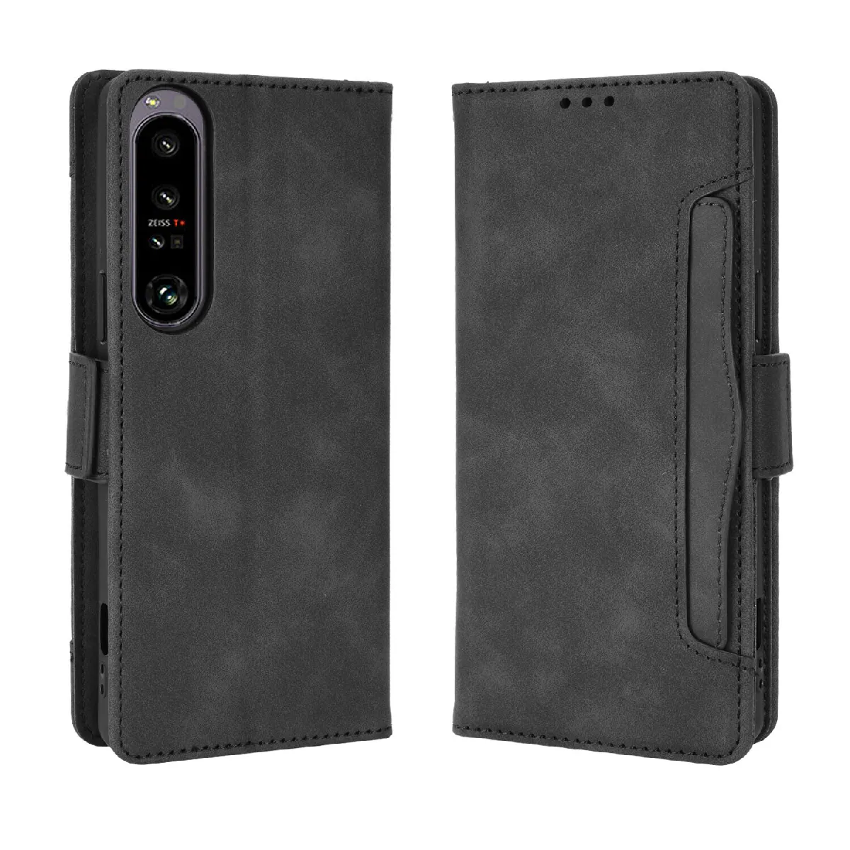 Générique Noir Étui Portefeuille Sony Xperia 1 Iv