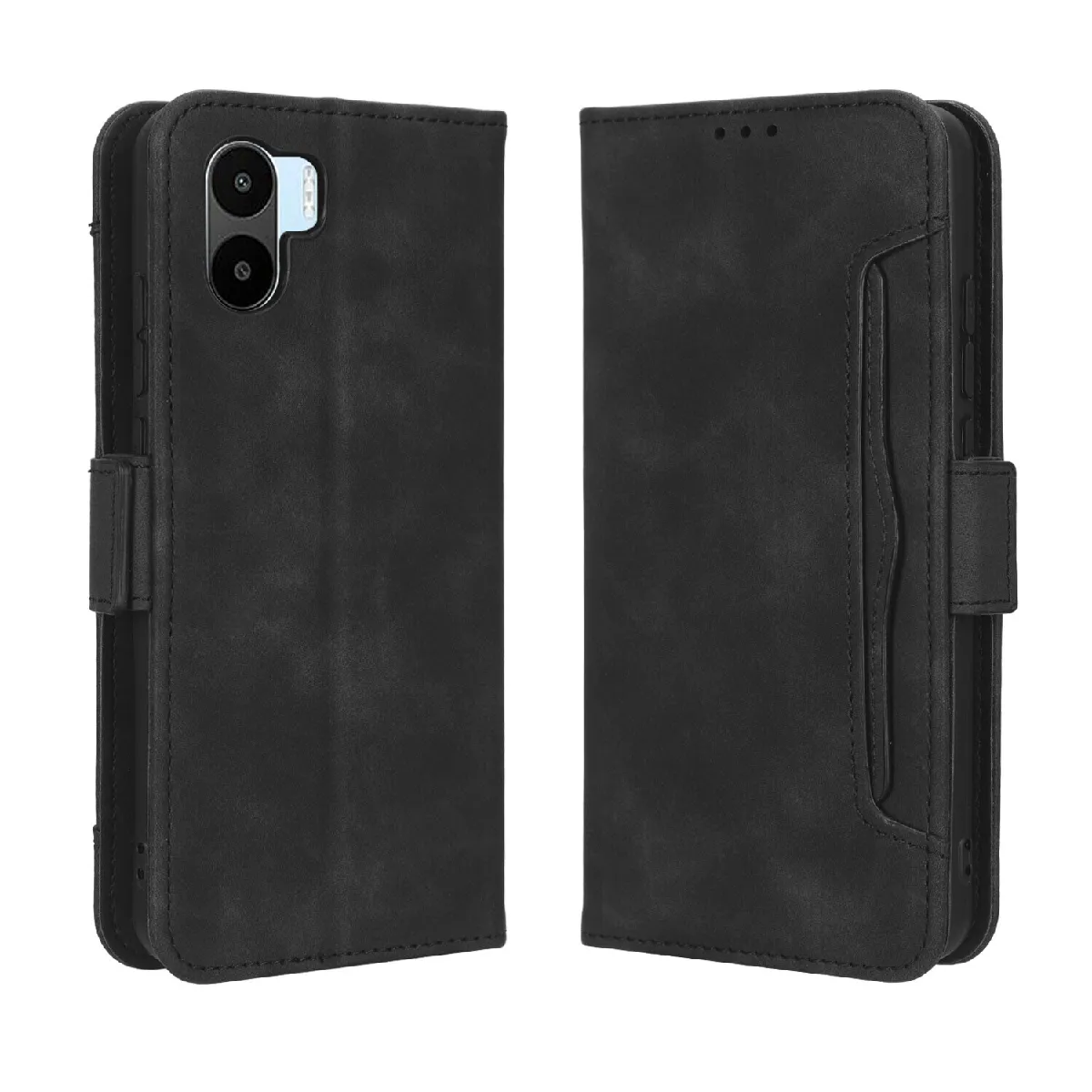 Générique Noir Étui Portefeuille En Similicuir Xiaomi Redmi A1
