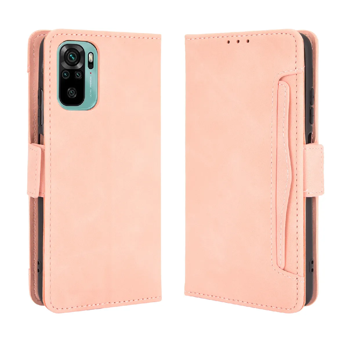 Générique Rose Étui Portefeuille Xiaomi Poco M5s