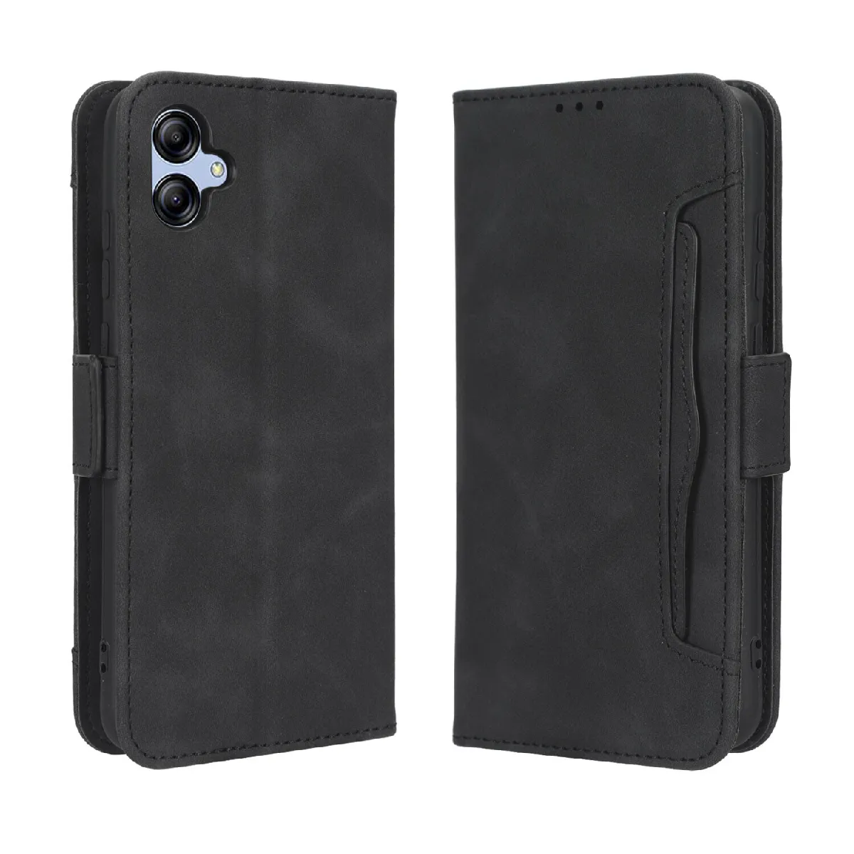 Générique Noir Étui Portefeuille À Fermeture Magnétique Samsung Galaxy A04e