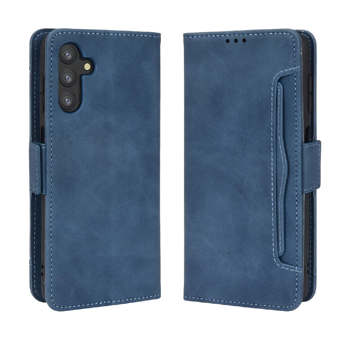 Générique Bleu Étui Portefeuille En Similicuir Samsung Galaxy A13 5G