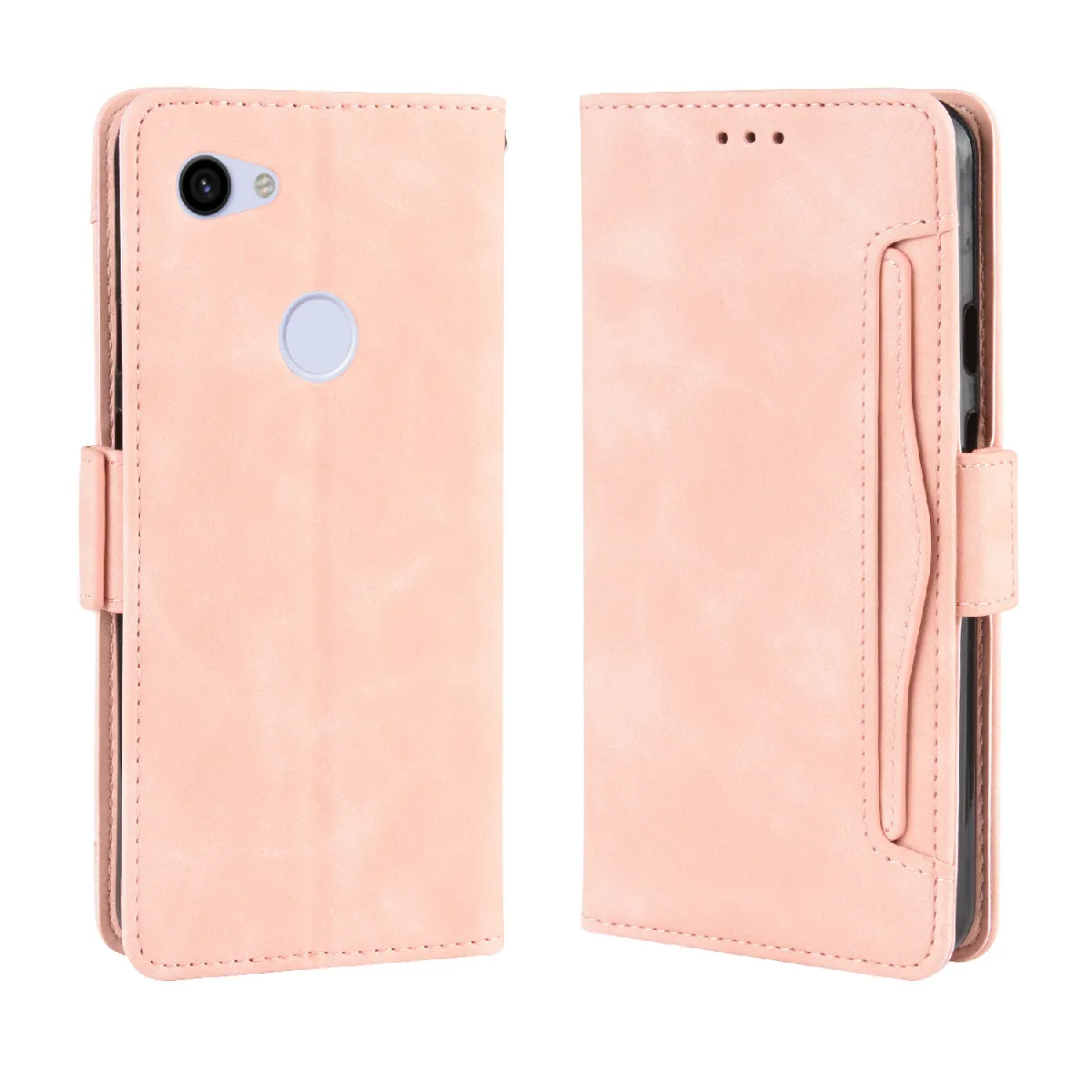 Générique Rose Étui Portefeuille En Similicuir Google Pixel 3A Xl