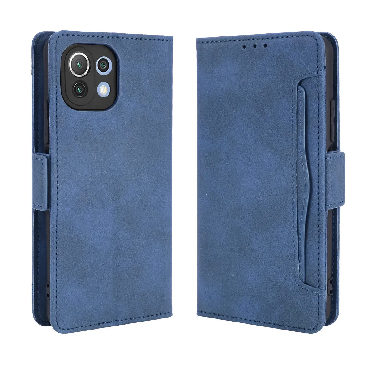 Générique Bleu Étui Portefeuille Xiaomi 11 Lite 5G