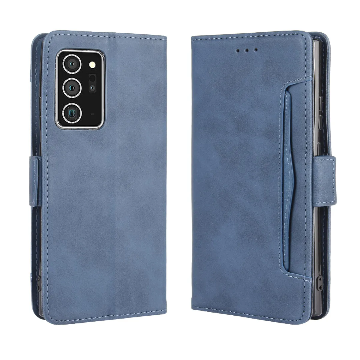 Générique Bleu Étui Portefeuille En Similicuir Samsung Galaxy Note 20 5G
