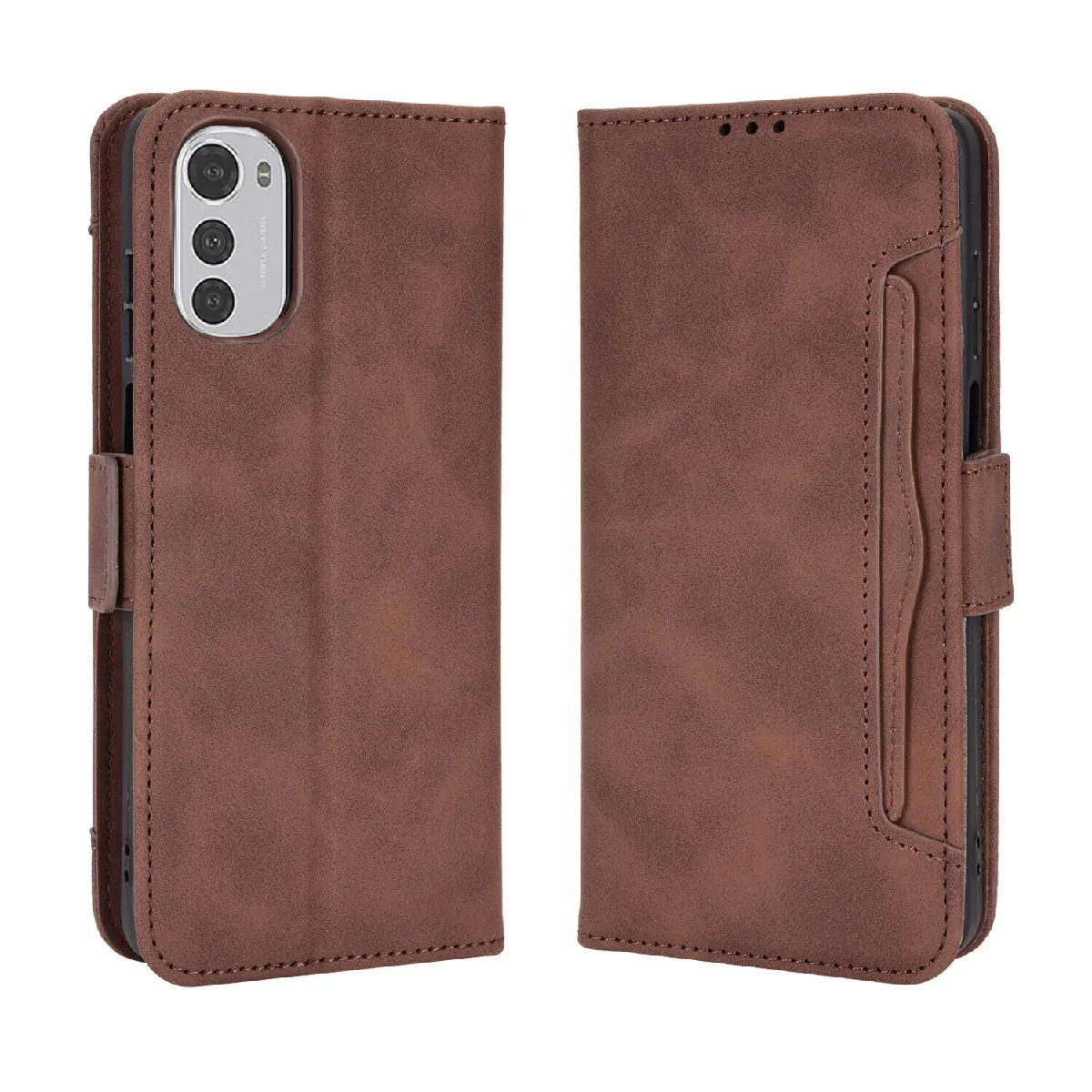 Générique Marron Coque Motorola Moto E32s/E32 4G