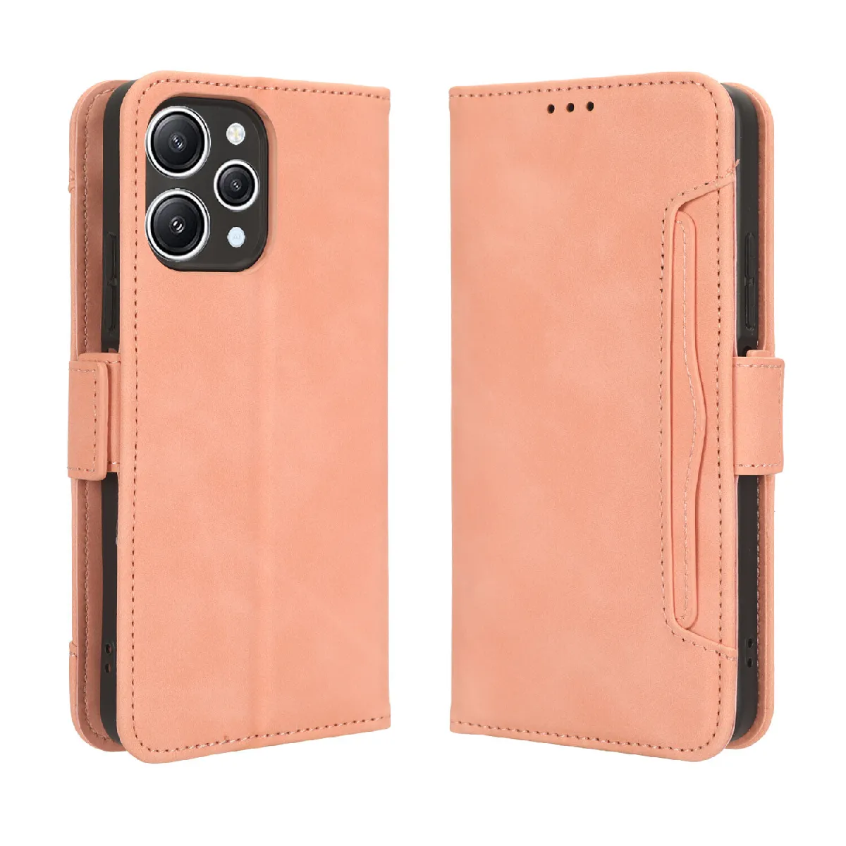 Générique Rose Étui Portefeuille Xiaomi Poco M6 Pro 5G