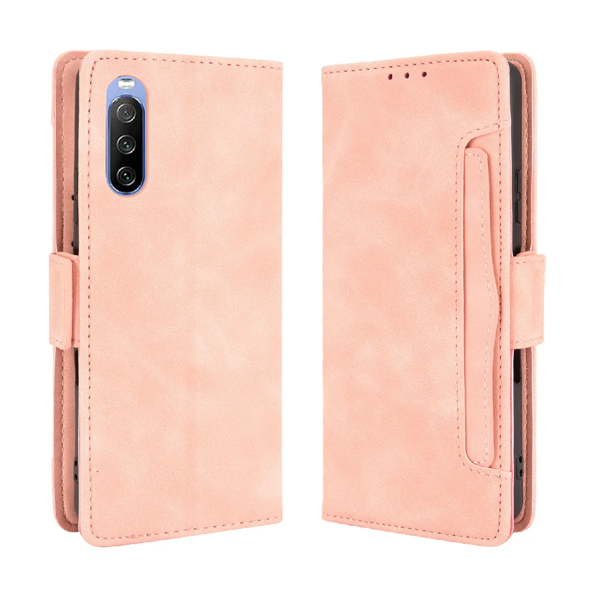Générique Rose Étui Portefeuille Sony Xperia 10 Iii