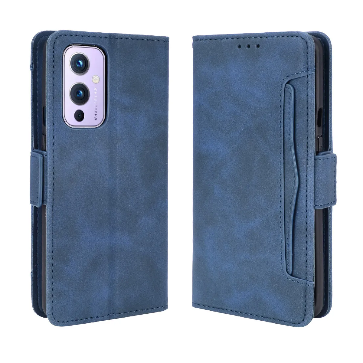 Générique Bleu Étui Portefeuille Oneplus 9 5G