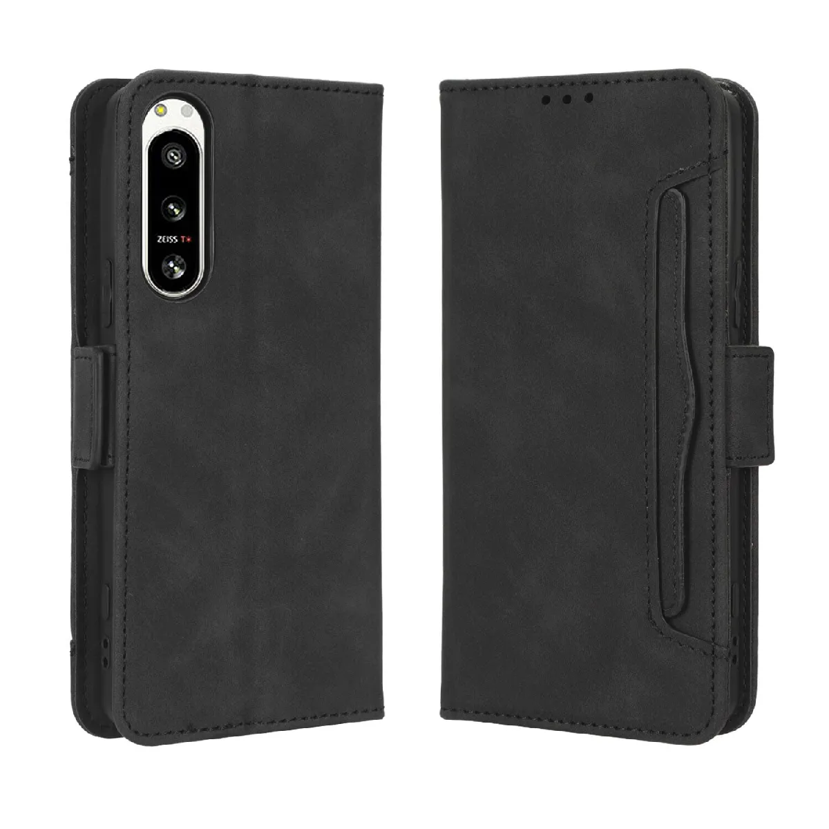 Générique Noir Coque Portefeuille Sony Xperia 5 Iv