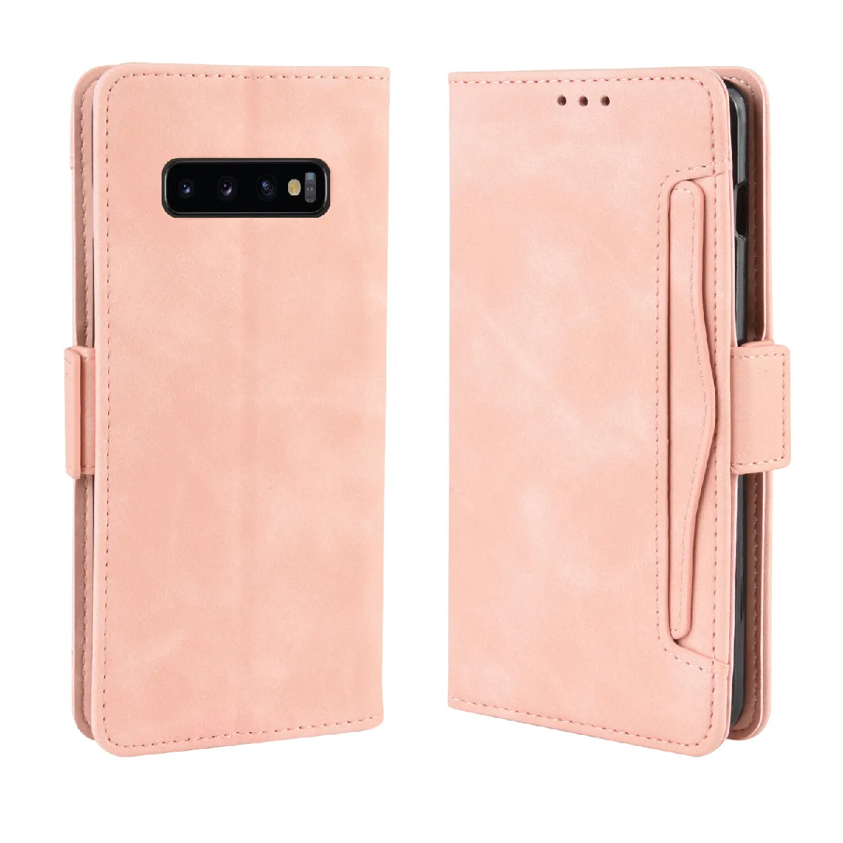 Générique Étui Portefeuille Avec Porte-Cartes Et Fermoir Magnétique Samsung Galaxy S10 Plus