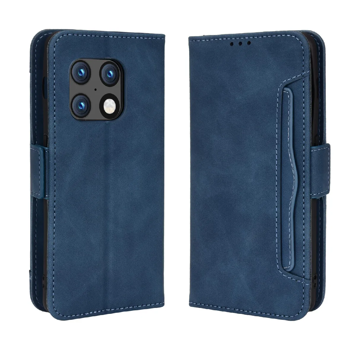 Générique Bleu Étui Portefeuille Oneplus 10 Pro 5G