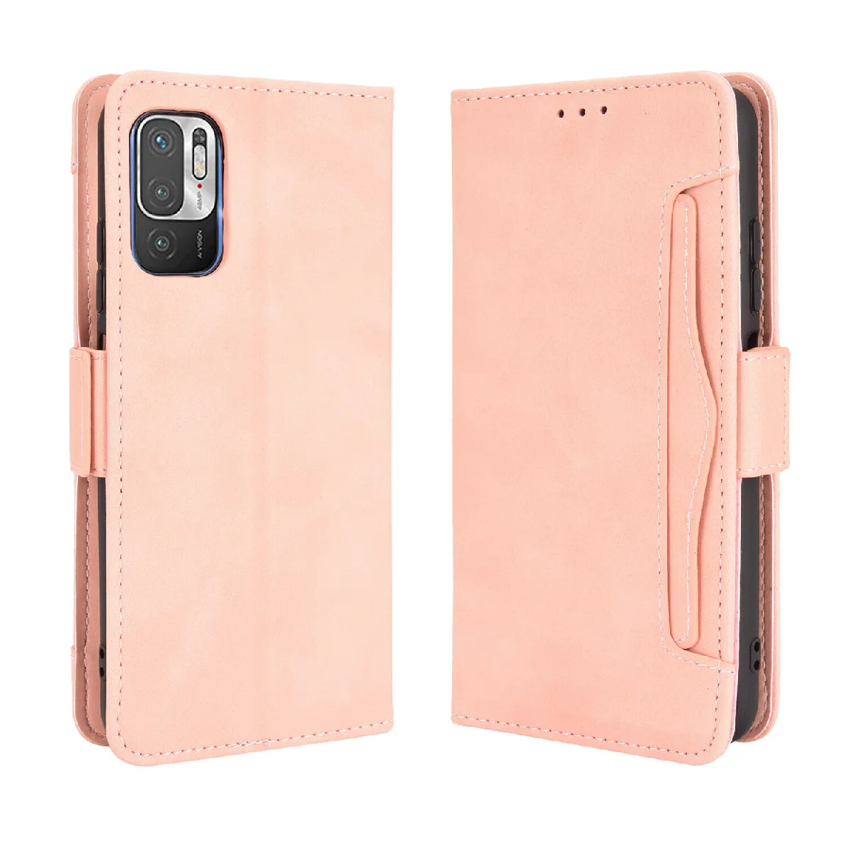 Générique Rose Étui Portefeuille Xiaomi Redmi Note 10 5G