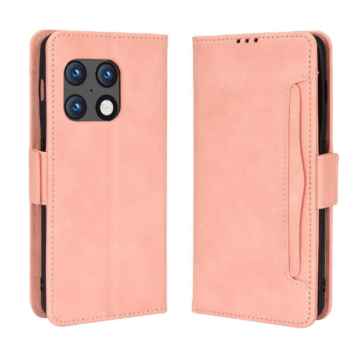 Générique Étui Portefeuille Magnétique En Cuir Oneplus 10 Pro 5G