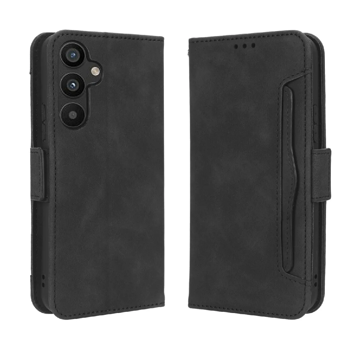Générique Noir Étui Portefeuille En Similicuir Samsung Galaxy A34 5G