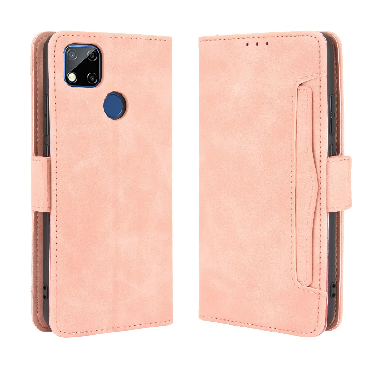 Générique Rose Étui Portefeuille Xiaomi Redmi 9C
