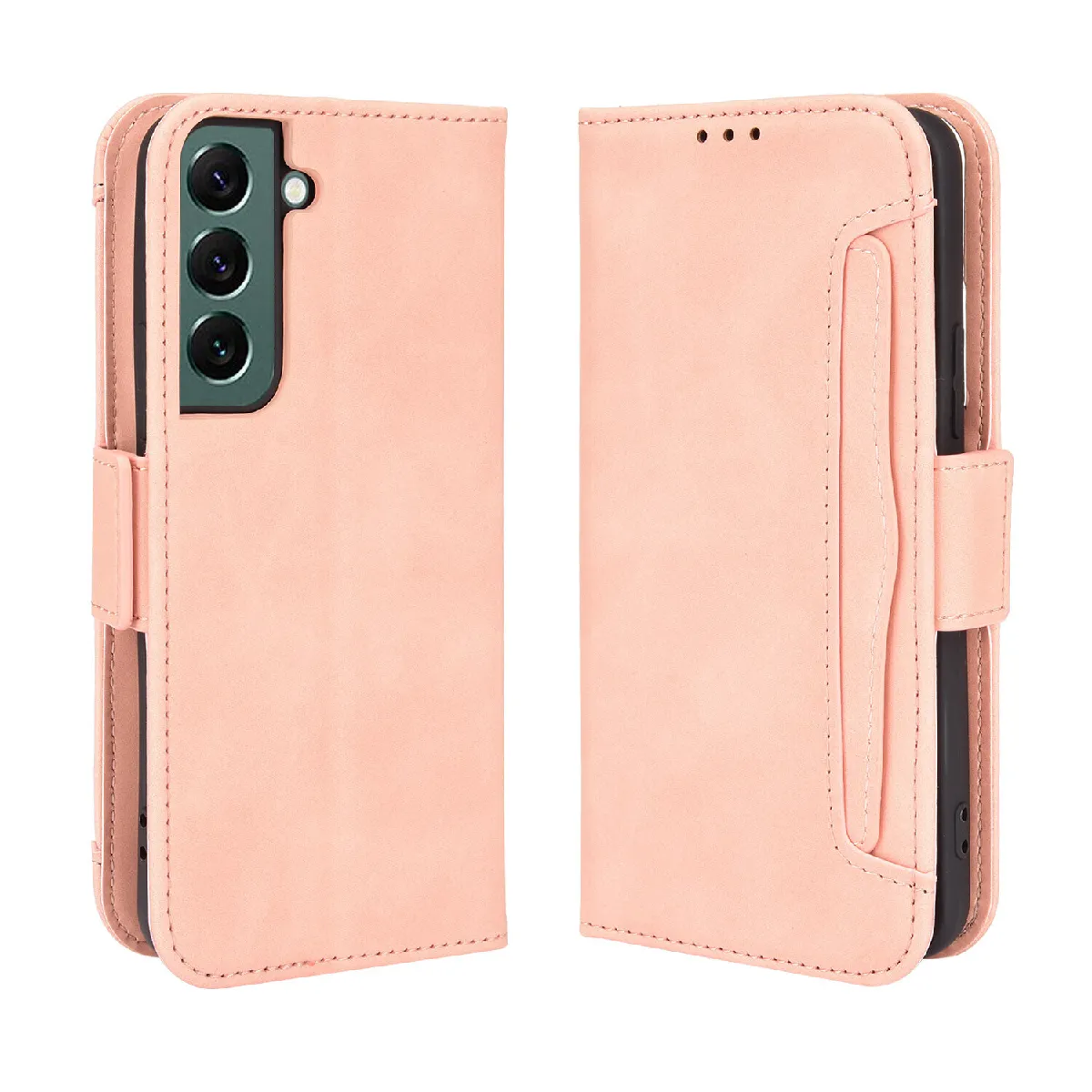 Générique Rose Étui Portefeuille Samsung Galaxy S22 5G