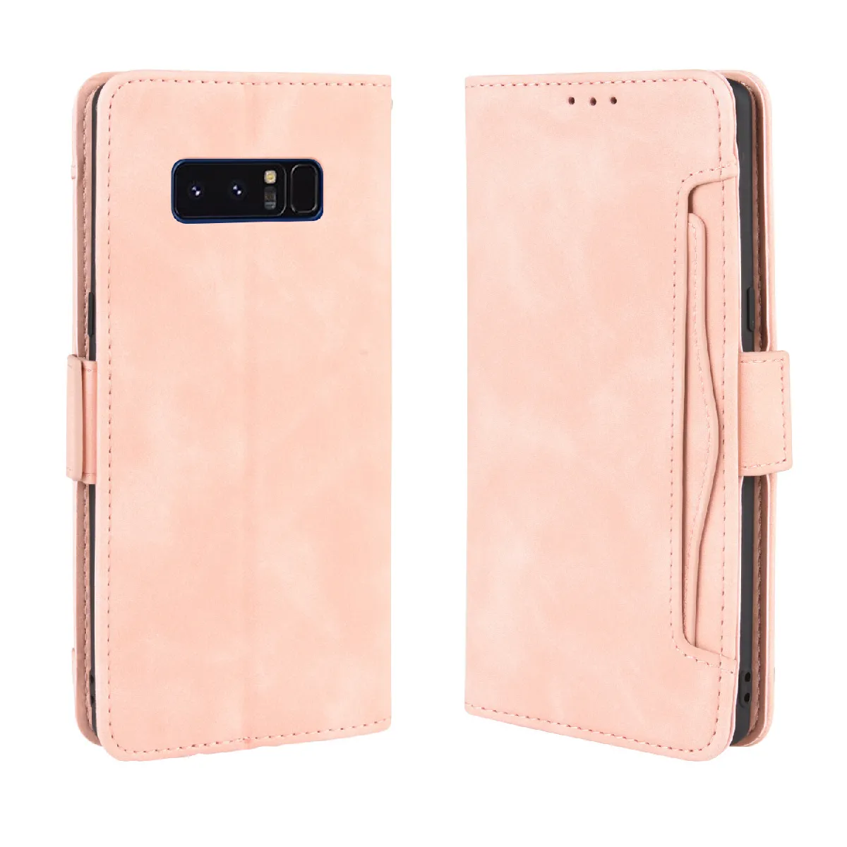 Générique Rose Étui Portefeuille Magnétique À Porte-Cartes Samsung Galaxy Note 8