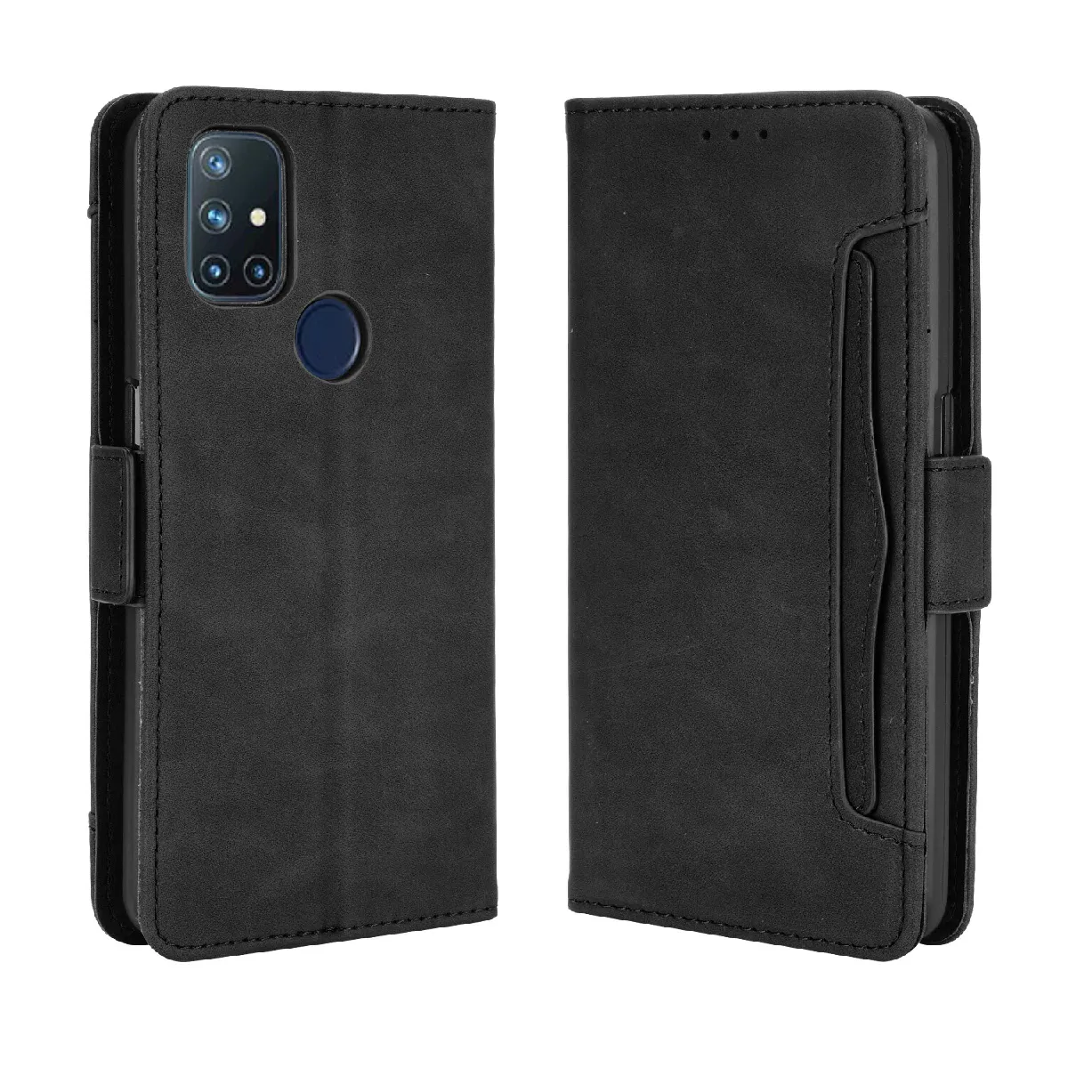 Générique Noir Étui Portefeuille Oneplus Nord N10 5G