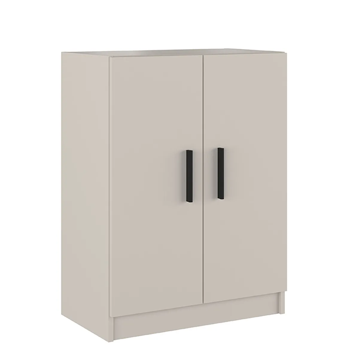 Pegane Meuble bas de cuisine 2 portes - Beige