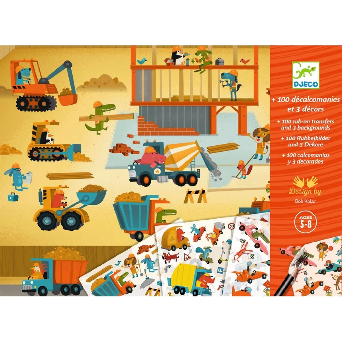 Djeco Multicolore Jeu Créatif Asphalte - Image 2