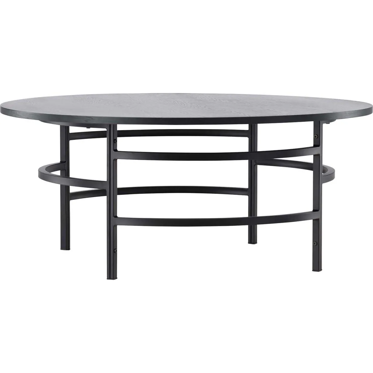Meilleurs prix pour Venture Home Table basse ronde Ø100 cm Copenhagen - Noir