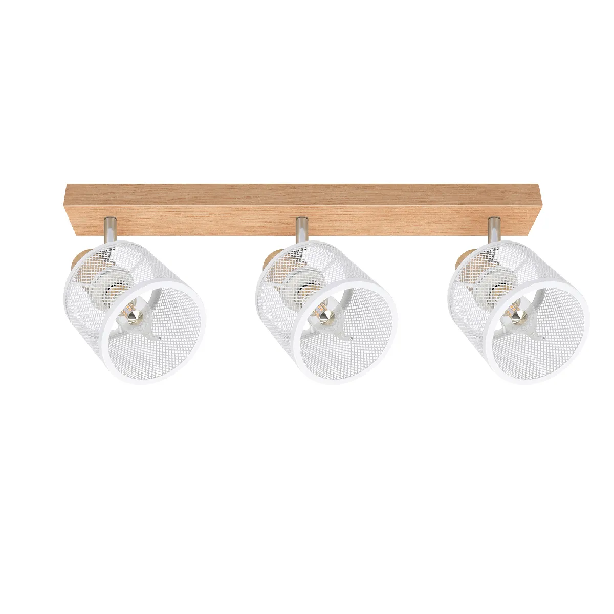 Nettlife Spot LED 3 lampes - Blanc