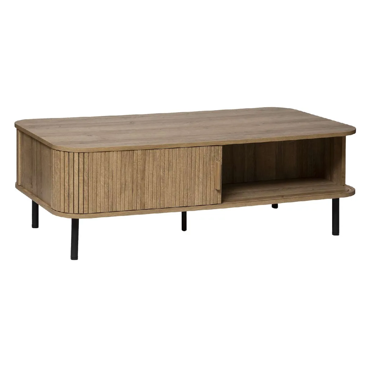 Meilleurs prix pour Table basse 2 portes en bois COLVA - Marron
