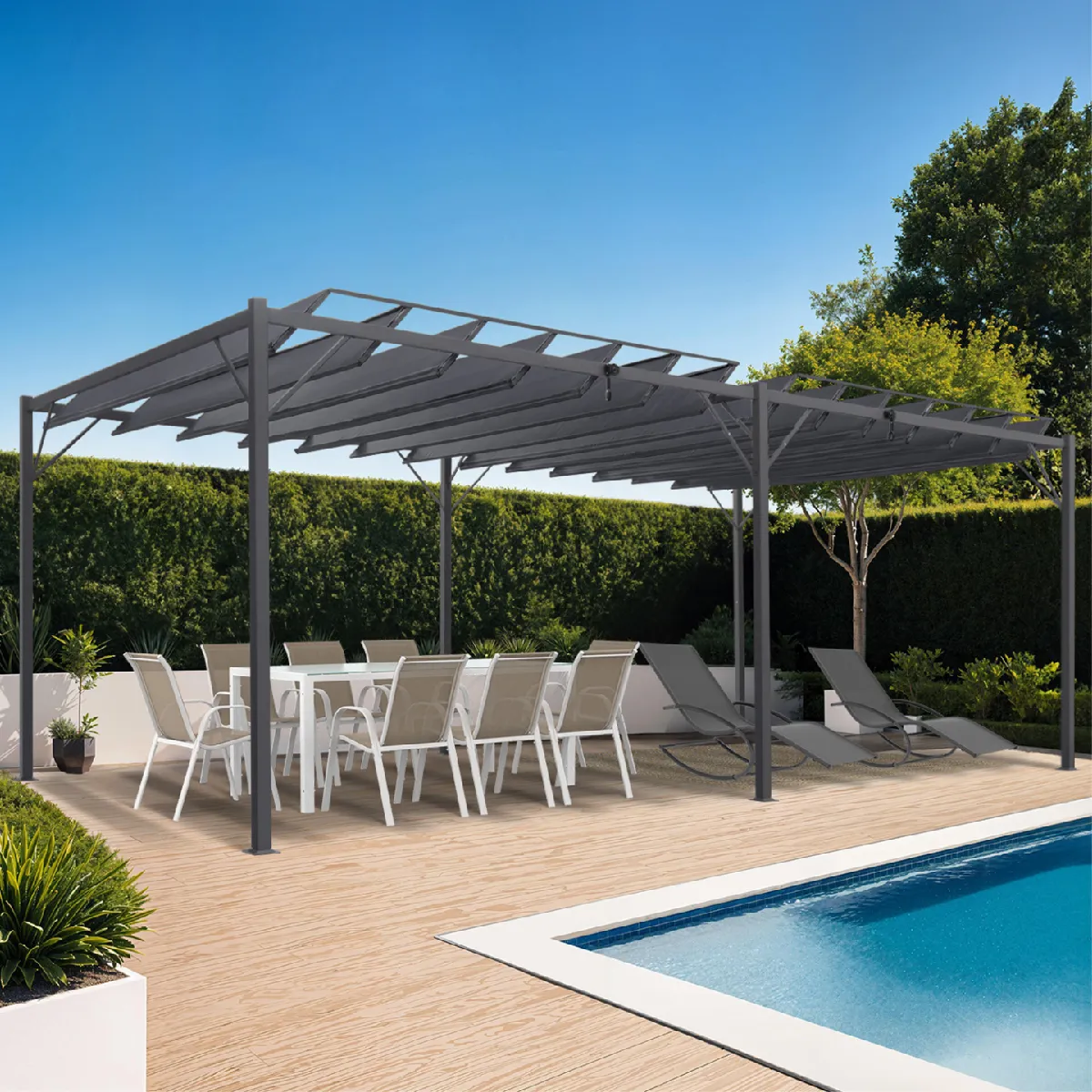 MARKET Pergola 3x6 - vue 2